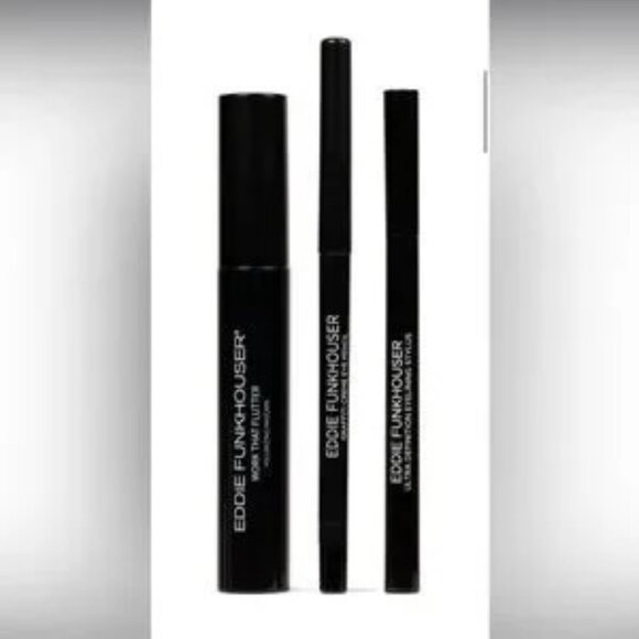 EDDIE FUNKHOUSER; Mascara & Eyeliner Trio | NEW (Black) - Picture 5 of 5